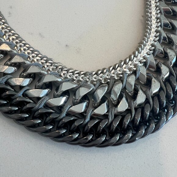 Stella & Dot silver mixed metals chocker - Picture 2 of 4